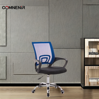 Chaise de bureau ergonomique moderne pour enseignants Vente directe d'usine Conception en maille confortable-Solution de mobilier scolaire à guichet unique
