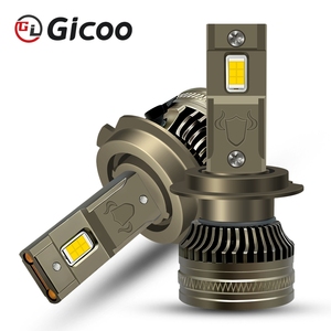 หลอดไฟหน้ารถยนต์ Gicoo K15 12-60v LED รุ่น H1 H3 H4 H7 H11 9005 9006 สำหรับรถยนต์และรถบรรทุก ความสว่างสูง 15000lm 110w 6000k 12V 24V - Product Image 5