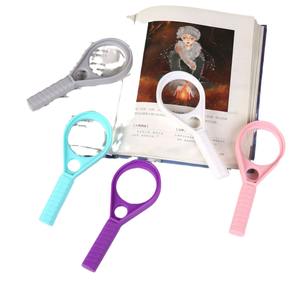 Loupe à main légère à double lentille 3x60mm portable pour la lecture de journaux - Product Image 5