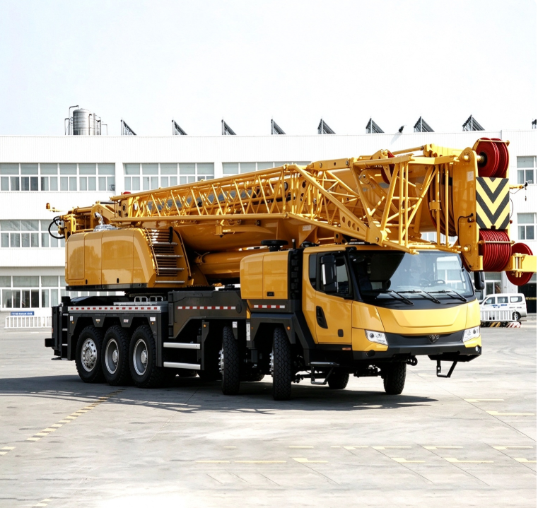 Reliable XCT130G8-1 Truck Crane 130 Ton 4-axle 8-section 78m Main Boom ...