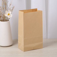 Sac à emporter en papier kraft brun personnalisé recyclable transporteur alimentaire de luxe offset numérique avec votre propre logo