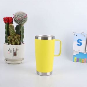 Mug isotherme sans BPA, gobelet à boire compatible lave-vaisselle, tasse à café en métal 20 oz, acier inoxydable, cadeau promotionnel ASM26 - Product Image 1