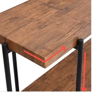 Estante de almacenamiento de madera de doble capa, estante de almacenamiento multifuncional para el hogar, estante de almacenamiento de gran capacidad para montar en la pared, pequeño - Product Image 2