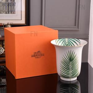 Vase en céramique européen de luxe en gros, décoration d'intérieur, ornement moderne pour les fêtes de mariage - Product Image 2