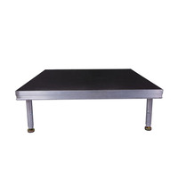 Plate-forme mobile pliante portative d'étape d'événement avec des roues plient l'étape portative en aluminium pliante d'étape