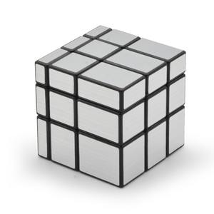 Viral ABS Speed Cube - Silver & Gold <span class=keywords><strong>3x3</strong></span> <span class=keywords><strong>Mirror</strong></span> Magic Cube Puzzle para niños - Product Image 3