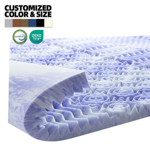 Hypo-gây dị ứng mật độ cao công nghệ làm mát Gel cắm trại Bộ nhớ bọt Nệm kize Kích thước Topper giường nệm Topper - Product Image 1