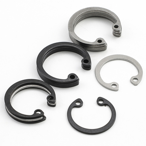 10 pièces/sac, anneaux de retenue en acier inoxydable 304/acier au carbone, oxyde noir, pour trous M6-M150, circlips internes pour trous GB893.1 - Product Image 1
