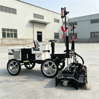 Machine à niveler au laser Boom avec portée de 6 m et rotation à 360 degrés pour le pavage des sols de entrepôts frigorifiques et de supermarchés