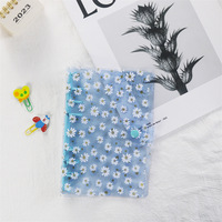 Classeur à anneaux en PVC souple mignon A5 A6 A7 avec logo personnalisé classeur à anneaux mini papier imprimé plastique cuir Agenda organisateur feuille parfaite Album Photo