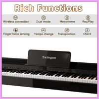 Piano numérique 88 touches lestées Piano électronique professionnel Piano numérique à vendre