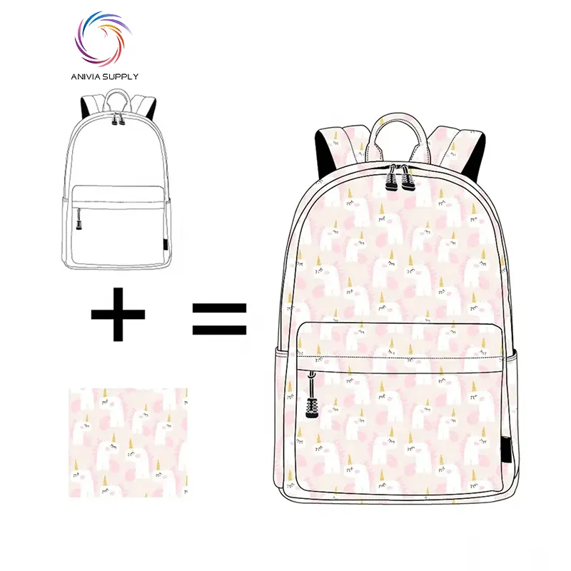 Zaino personalizzato bookbag bambini zaino disegni lusso personalizza borsa da scuola borse da scuola superiore zaino unicorno torna a scuola