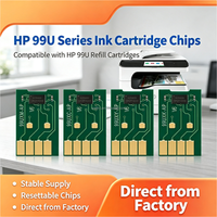 Chip Permanente L para Cartuchos de Tinta HP 990 991 992 993 99U, Compatible con Impresoras HP PageWide Pro MFP 777 772 750 774 779 755 77440