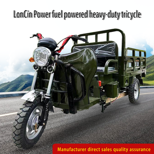 नई पावर गैसोलीन तीन पहिया मोटरसाइकिल बंद शरीर कृषि ईंधन साइकिल चालक के लिए कृषि ईंधन ट्राइसाइकिल - Product Image 5