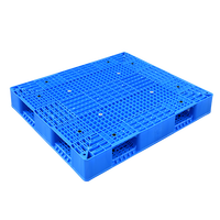 Palette Plastique Euro Robuste Grande Bleue 4 Voies en PEHD Personnalisée Économique à Vendre