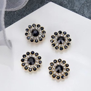14mm colorato strass di girasole bottoni per cucire perle di cristallo per la creazione di gioielli fai da te accessori per capelli accessori per capelli - Product Image 6
