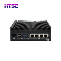 Mini PC GM-101-N95, Sistema de Computación Industrial Integrado sin Ventilador, Doble Ethernet, CPU N95, Puertos Seriales Dobles, Windows 10/11
