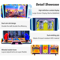 Machine de jeu d'arcade de tir en métal, best-seller mondial, 2 joueurs, design Full Fire, scènes de jeu multiples, fonctionne avec pièces/billets