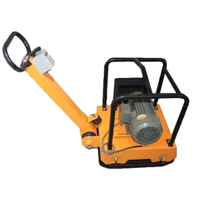 Compactadora de Placas Amarilla con Motor y Componentes Principales para Uso en Construcción, 86 kg - Product Image 1