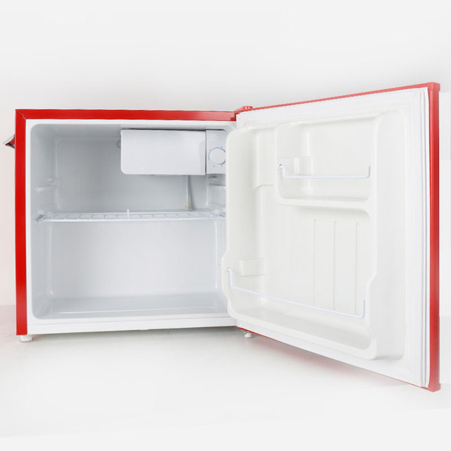 BC50R Factory Customization Red Color Stainless Cute Mini Micro Fridge