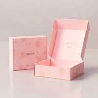 Boîtes d'emballage pour vêtements en carton rigide E Flute recyclable avec logo personnalisé, boîtes d'expédition pour chaussures