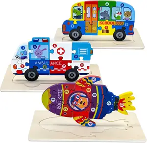 Pt Groothandel Houten Puzzel Montessori Speelgoed Voor 1 2 3 Jaar Oud Meisjes Baby Houten Puzzel Voor Kinderen Hout Puzzels Volwassenen