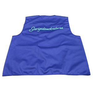 Custom Plus Size <strong>Men's</strong> <strong>Navy</strong> <strong>Gilet</strong> Zipper Clip Polyester Spandex Spring Soft Vest for Work - Product Image 6