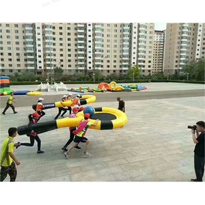 Raquette de tennis gonflable portable en PVC, taille et couleur personnalisées pour le team building, les activités scolaires, les événements sportifs d'entreprise et le divertissement - Product Image 2
