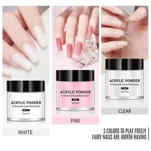 Purpurina de Cristal para Uñas, Herramientas de Tallado de Uñas 3D, Polvo Acrílico para Uñas y Monómero Líquido, Decoración de Uñas para Manicura, Kit de Manicura - Product Image 4