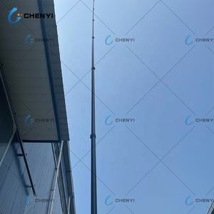 Легкие и УФ-стойкие телескопические мачты из стекловолокна или углеродного волокна длиной 6м, 8м, 10м, 12м для любительской радиосвязи - Product Image 6