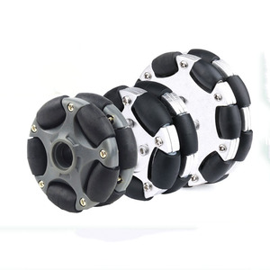 แพลตฟอร์มโลหะหุ่นยนต์2นิ้วล้อรอบทิศทางสำหรับงานหนักเคลื่อนที่รอบทิศทาง58มม. - Product Image 6