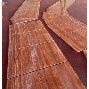 Natural Pavers Outdoor Travertine Tiles Red Travertine For Wall And Floor Look Porcelain Marble Slab Tile Natue Stone