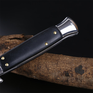 Mafia portatile ad alta durezza in acciaio inox coltello pieghevole per campeggio tattico di sopravvivenza con OEM personalizzazione imballaggio in Nylon - Product Image 4