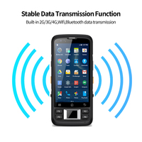 Escáner de código QR de bajo precio RFID UHF Colector DE DATOS Ordenador móvil resistente PDA portátil con huella dactilar