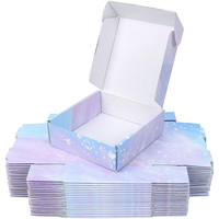 Boîtes d'expédition roses avec logo personnalisé, petites entreprises, petites boîtes en carton ondulé pour l'emballage, pour boîtes cadeaux