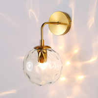 Lampe murale en fer LED nordique pour chambre à coucher, salon et salle de bain - Design moderne et simple