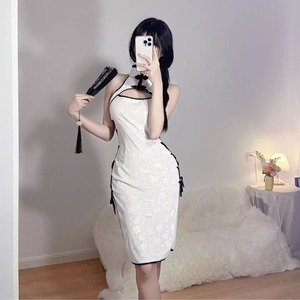 ชุดชั้นในแบบกี่เพ้า ไซส์เดียว ผ้าลูกไม้ ชุดคอสเพลย์สำหรับผู้หญิง - Product Image 4