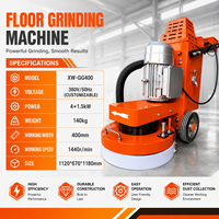 Machine de polissage de sol en béton humide et sec à moteur, haute efficacité, OEM/ODM, fournie directement par l'usine