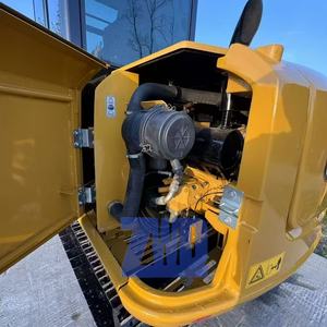 305.5E2สำหรับแมวรถขุดขนาดเล็กใช้ในฟาร์ม E2 305.5มีรางยางและนิ้วหัวแม่มือ95% ใหม่ - Product Image 6