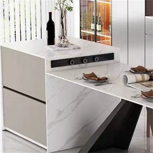 Luce di lusso tavolo da pranzo in ardesia isola tavolo cucina personalizzata con piano di lavoro in ardesia - Product Image 4
