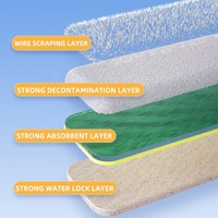 Nouvelle serpillière mini portable en acier, puissante, à auto-essorage, pour la maison et la cuisine, idéale pour les petits espaces