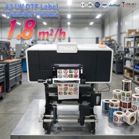 Printer DTF Inkjet UV Titanjet Baru A3 I3200 Print Head 2400DPI 1.8Sqm/jam Stiker Fleksibel Label All in One Garansi 1 Tahun
