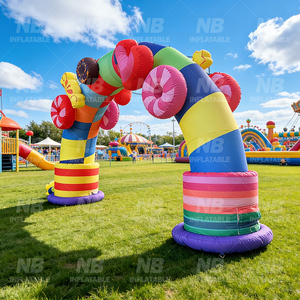 <b>Inflatable</b> Arch Door Entrance for Outdoor Race Event Decoration and Advertising With 3D Flower 20240629 <b>Inflatable</b> <b>Halloween</b> Dec - Product Image 2