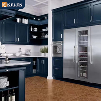 Kelen 2024 Portes de cuisine en bois massif de qualité supérieure personnalisées de style américain