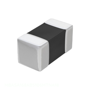 ตัวเก็บประจุเซรามิกแบบติดพื้นผิวช่อง MLCC CER 10 uF 4V X5R 0603 0603 (1608เมตริก) 10 uF MBASA168AB5106MTNA18 - Product Image 1