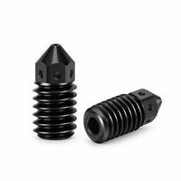 Gehärtete Stahldüse für Bambu Lab A1/A1 Mini/A2L/H2D, verschleißfeste, austauschbare Hotend-Düse 0,2/0,4/0,6/0,8 mm