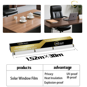 Film <span class=keywords><strong>de</strong></span> fenêtre <span class=keywords><strong>de</strong></span> sécurité Wesun pour façades <span class=keywords><strong>de</strong></span> magasin Film <span class=keywords><strong>de</strong></span> fenêtre résistant aux chocs contre les ouragans Protection contre les tempêtes pour bâtiment commercial à domicile - Product Image 5