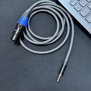 Cable de audio de 3.5mm a XLR hembra, trenzado con nailon blindado para equipos de audio y video - Product Image 1