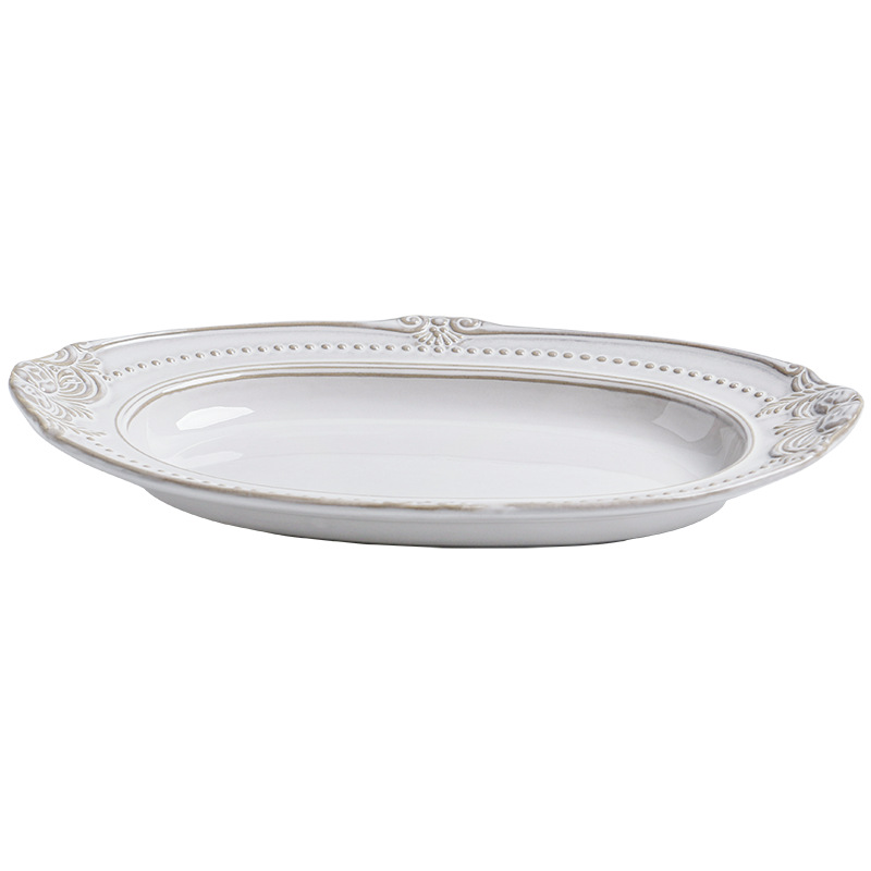 12inch oval plate (32pcs/carton)