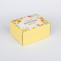 100 pièces Logo personnalisé carton ondulé boîte-cadeau de haute qualité Kraft bijoux Express sweat à capuche conseil emballage avec marque